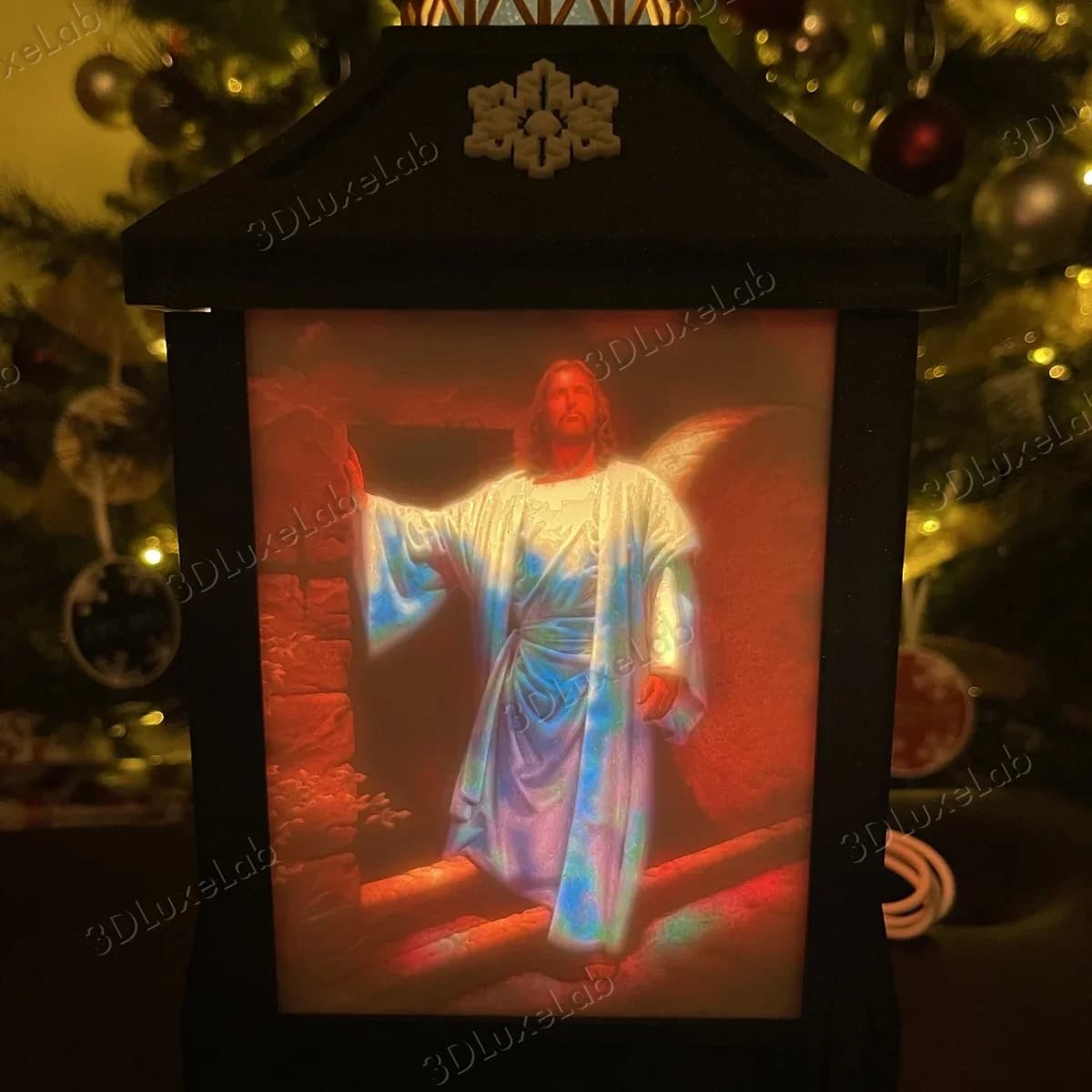 Lithophane Lantern — Four Scenes