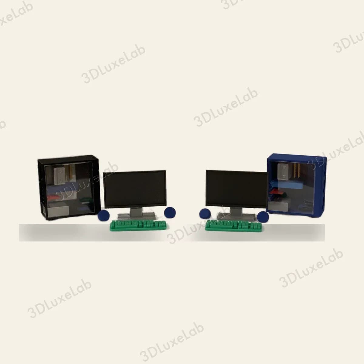 Miniature Gaming PC Desk Sets