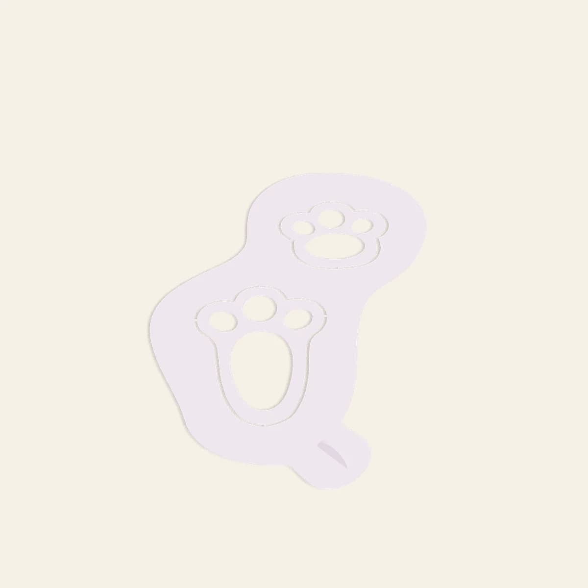 Easter Bunny Paw Stencils
